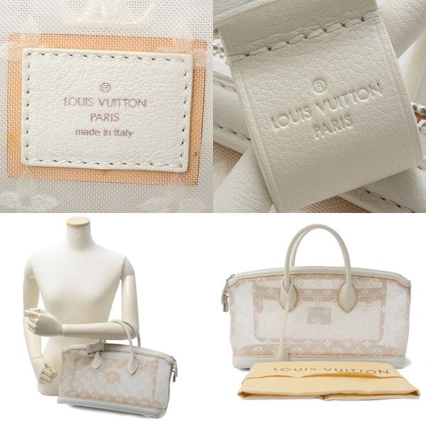 Louis Vuitton Louis Vuitton Louis Vuitton Transparence Lockit East West Handbag M40701 Canvas Handbag M40701 in Great Condition Size ONE SIZE - 6 Thumbnail