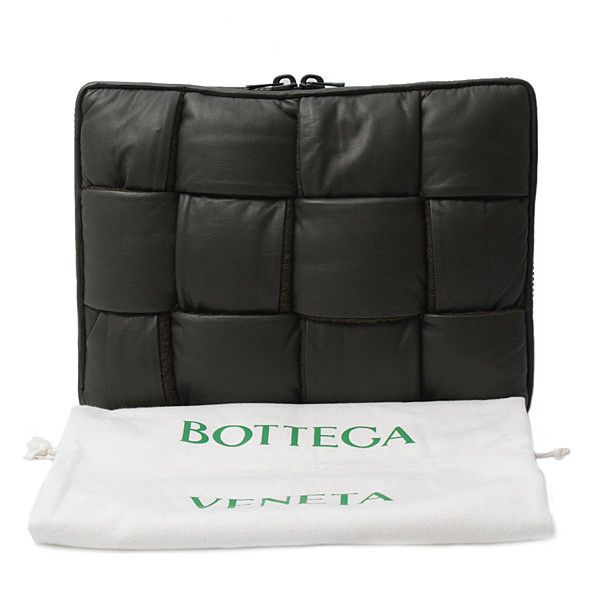 Bottega Veneta Bottega Veneta Bottega Veneta Lambskin Intrecciato Folded Clutch Bag 641039 Leather Clutch Bag 641039 in Great Condition Size ONE SIZE - 8 Thumbnail