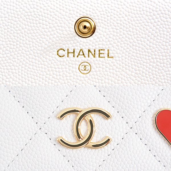 Chanel Chanel Chanel Caviar Skin Tri-Fold Compact Wallet Leather Short Wallet 70821 in Pristine Condition Size ONE SIZE - 5 Thumbnail
