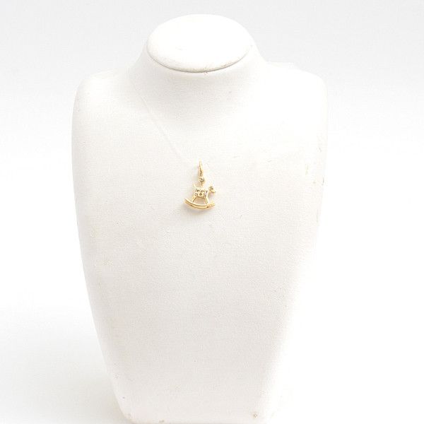 Cartier Cartier Cartier 750YG×WG Gold Rocking Horse Pendant Metal Pendant 72598 in Great Condition Size ONE SIZE - 5 Thumbnail