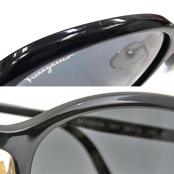 Salvatore Ferragamo Salvatore Ferragamo Salvatore Ferragamo Black Gradient Lens Plastic Sunglasses Plastic Sunglasses 72532 in Great Condition Size ONE SIZE - 8 Thumbnail