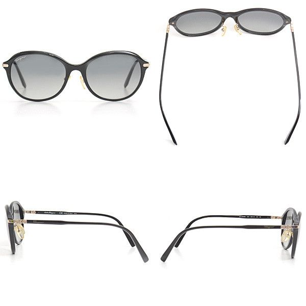 Salvatore Ferragamo Salvatore Ferragamo Salvatore Ferragamo Black Gradient Lens Plastic Sunglasses Plastic Sunglasses 72532 in Great Condition Size ONE SIZE - 2 Thumbnail