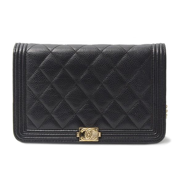 Chanel Chanel Chanel Caviar Skin Matelasse Boy Chain Wallet Leather Shoulder Bag 28------ in Great Condition Size ONE SIZE - 2 Thumbnail