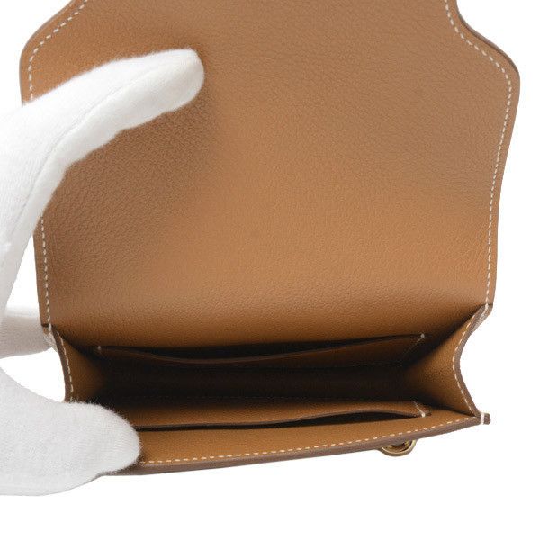 Hermes Hermes Hermes Evercolor Roulis Slim Mini Wallet Leather Short Wallet 73360 in Pristine Condition Size ONE SIZE - 4 Thumbnail