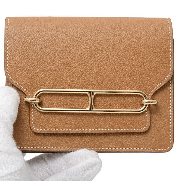 Hermes Hermes Hermes Evercolor Roulis Slim Mini Wallet Leather Short Wallet 73360 in Pristine Condition Size ONE SIZE - 8 Thumbnail