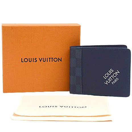 Louis Vuitton Louis Vuitton Louis Vuitton Damier Infini Portefeuille Slender Wallet N60544 Canvas Short Wallet N60544 in Pristine Condition Size ONE SIZE - 10 Thumbnail