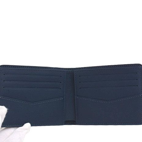 Louis Vuitton Louis Vuitton Louis Vuitton Damier Infini Portefeuille Slender Wallet N60544 Canvas Short Wallet N60544 in Pristine Condition Size ONE SIZE - 4 Thumbnail