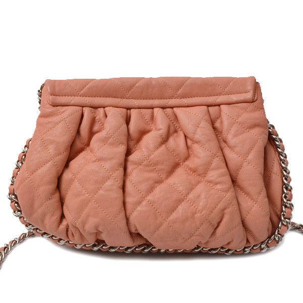 Chanel Chanel Chanel Matelasse Luxury Chain Shoulder Bag Pink Leather Crossbody Bag 15------ in Great Condition Size ONE SIZE - 3 Thumbnail