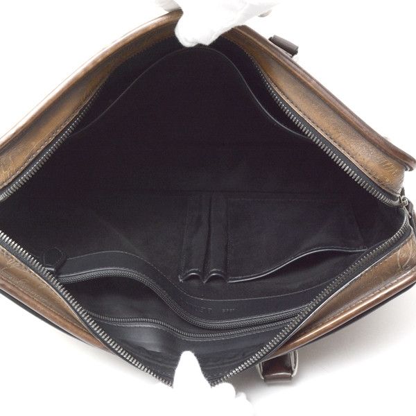 Berluti Berluti Berluti Leather 2WAY Briefcase Ange Small Brown Leather Business Bag in Great Condition Size ONE SIZE - 3 Thumbnail