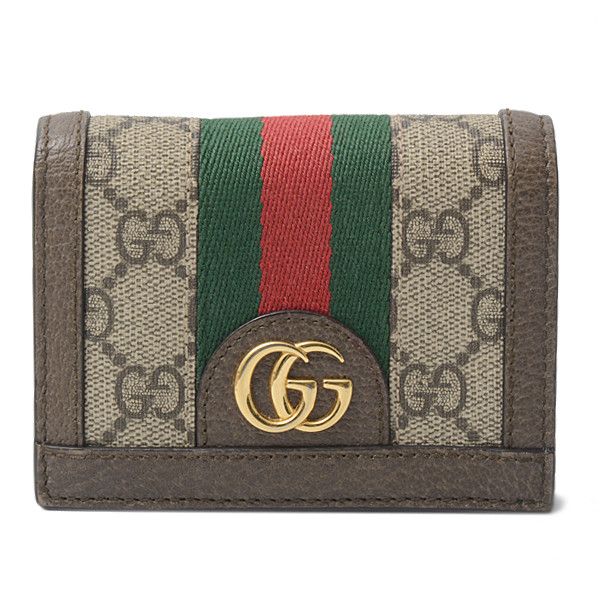 Gucci Gucci Gucci Ophidia Web GG Supreme Canvas Wallet 523155 Canvas Short Wallet 523155 in Great Condition Size ONE SIZE - 2 Thumbnail
