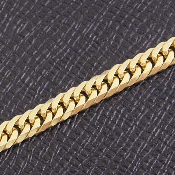 Other Other K18 6-Sided Double Cut Bracelet 20g 18cm Yellow Gold Metal Bracelet 67100 in Great Condition Size ONE SIZE - 5 Thumbnail