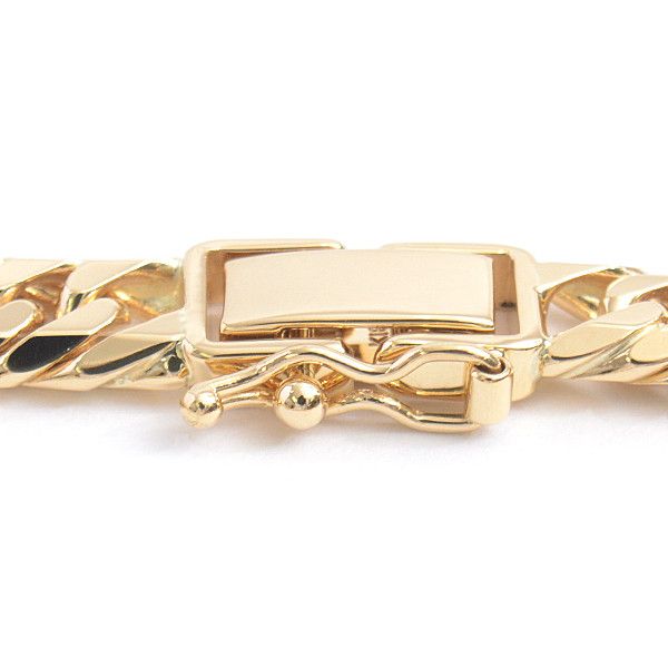 Other Other K18 6-Sided Double Cut Bracelet 20g 18cm Yellow Gold Metal Bracelet 67100 in Great Condition Size ONE SIZE - 3 Thumbnail