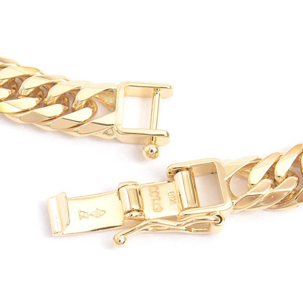 Other Other K18 6-Sided Double Cut Bracelet 20g 18cm Yellow Gold Metal Bracelet 67100 in Great Condition Size ONE SIZE - 4 Thumbnail