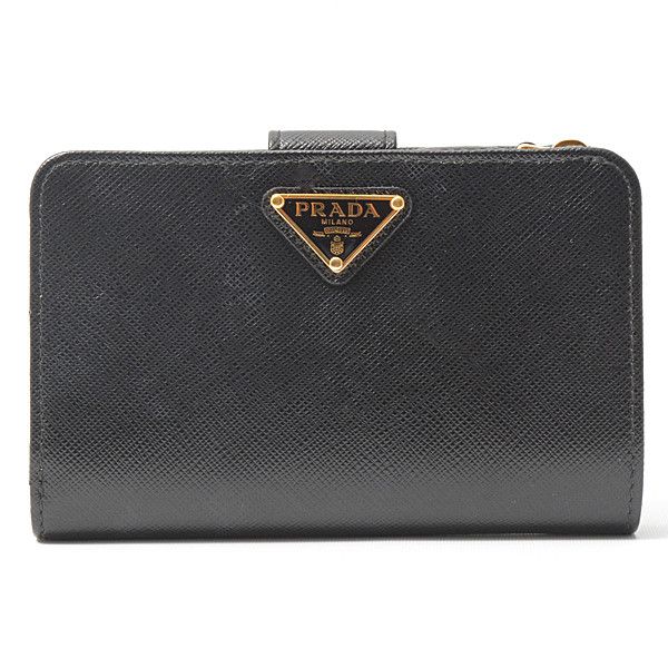 Prada Prada Prada Saffiano Leather Bifold Wallet 1ML225 Leather Short Wallet 1ML225 in Great Condition Size ONE SIZE - 4 Thumbnail