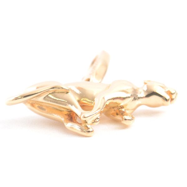 Cartier Cartier Cartier Panthere Pendant Charm 750YG Yellow Gold Metal Pendant in Great Condition Size ONE SIZE - 2 Thumbnail