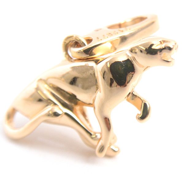 Cartier Cartier Cartier Panthere Pendant Charm 750YG Yellow Gold Metal Pendant in Great Condition Size ONE SIZE - 5 Thumbnail