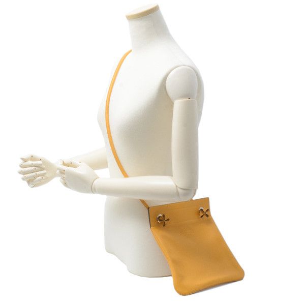 Hermes Hermes Hermes Vaux Swift Sac Aline Mini Shoulder Bag Orange Leather Crossbody Bag 74453 in Great Condition Size ONE SIZE - 9 Thumbnail