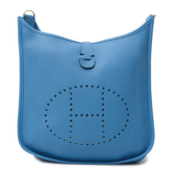 Hermes Hermes Hermes Evelyne 3 PM Clemence Leather Shoulder Bag Leather Crossbody Bag 73365 in Great Condition Size ONE SIZE - 2 Thumbnail