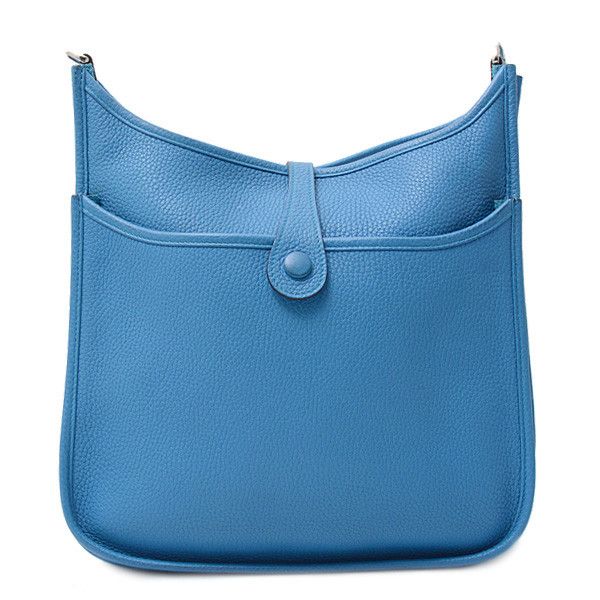 Hermes Hermes Hermes Evelyne 3 PM Clemence Leather Shoulder Bag Leather Crossbody Bag 73365 in Great Condition Size ONE SIZE - 3 Thumbnail
