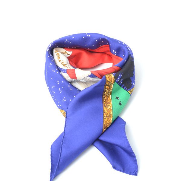 Hermes Hermes Hermes Silk Scarf Carré 90 Souvenirs de Paris Canvas Scarf 70620 in Great Condition Size ONE SIZE - 8 Thumbnail