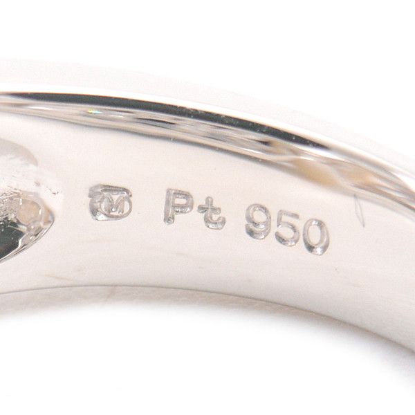 Mikimoto Mikimoto Mikimoto PT950 Pearl Diamond Ring Platinum Natural Material Ring in Great Condition Size ONE SIZE - 5 Thumbnail
