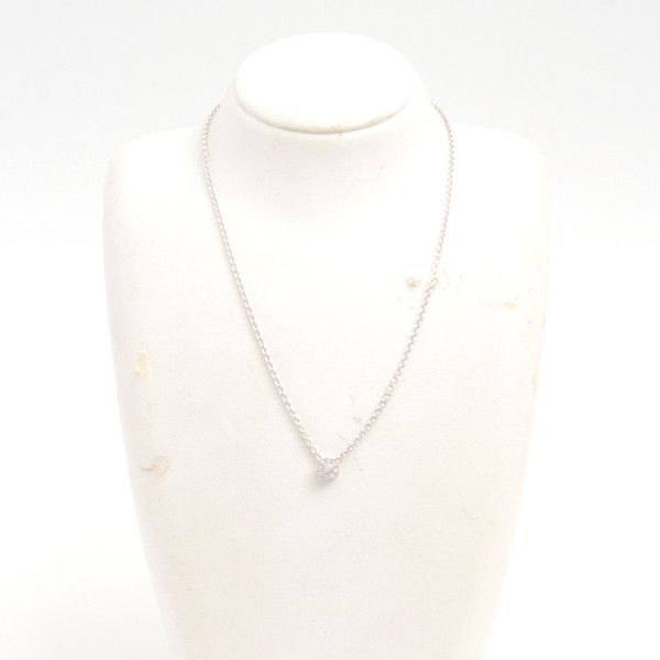 Other Other CHARRIOL Diamond Circle Necklace White Gold 750WG Metal Necklace 73040 in Great Condition Size ONE SIZE - 8 Thumbnail