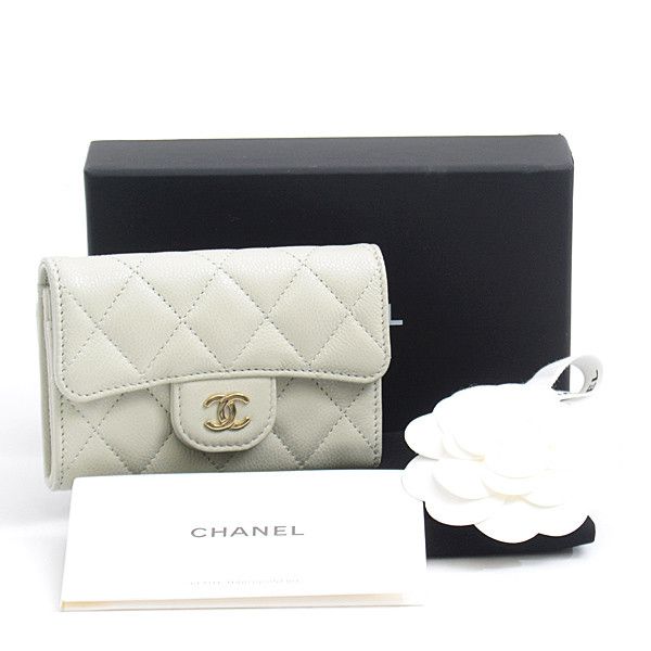 Chanel Chanel Chanel Caviar Skin Matelasse Classic Flap Card Case Leather Card Case 75385 in Great Condition Size ONE SIZE - 9 Thumbnail