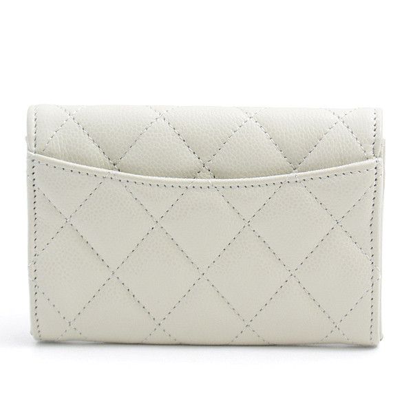 Chanel Chanel Chanel Caviar Skin Matelasse Classic Flap Card Case Leather Card Case 75385 in Great Condition Size ONE SIZE - 2 Thumbnail