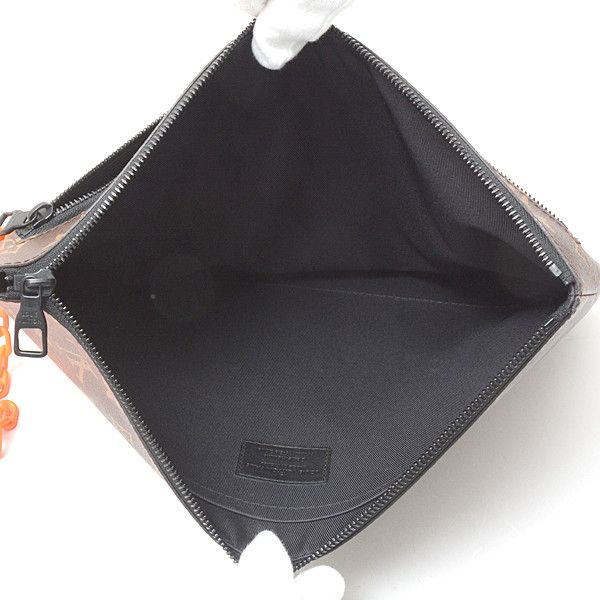 Louis Vuitton Louis Vuitton Louis Vuitton Monogram Solar Ray Pochette A4 Clutch M44484 Canvas Clutch Bag M44484 in Great Condition Size ONE SIZE - 4 Thumbnail