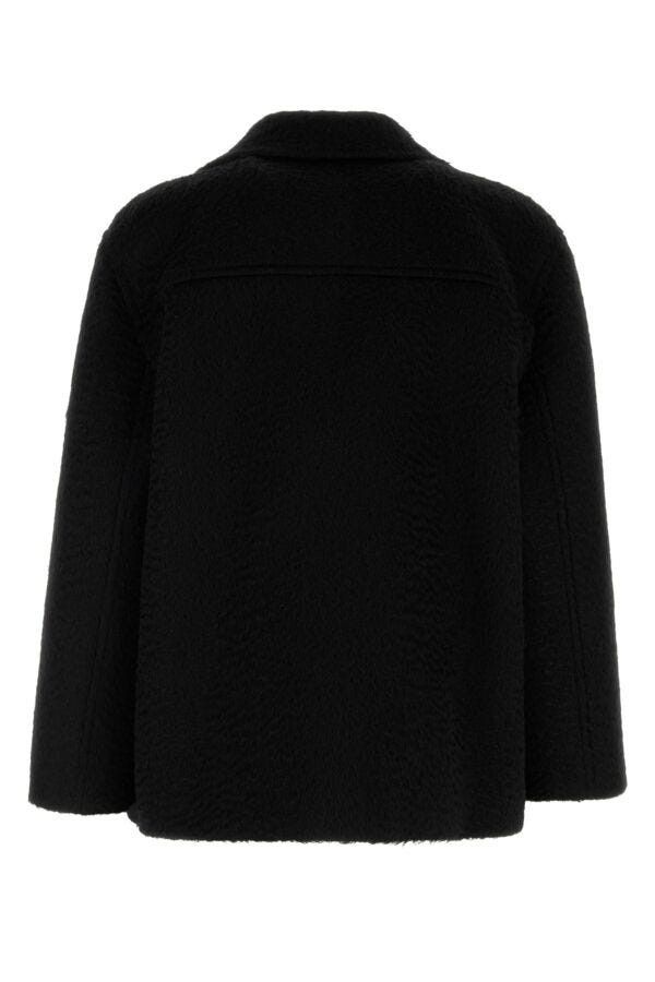 Valentino Black Mohair And Wool Coat Size US M / EU 48-50 / 2 - 4 Thumbnail