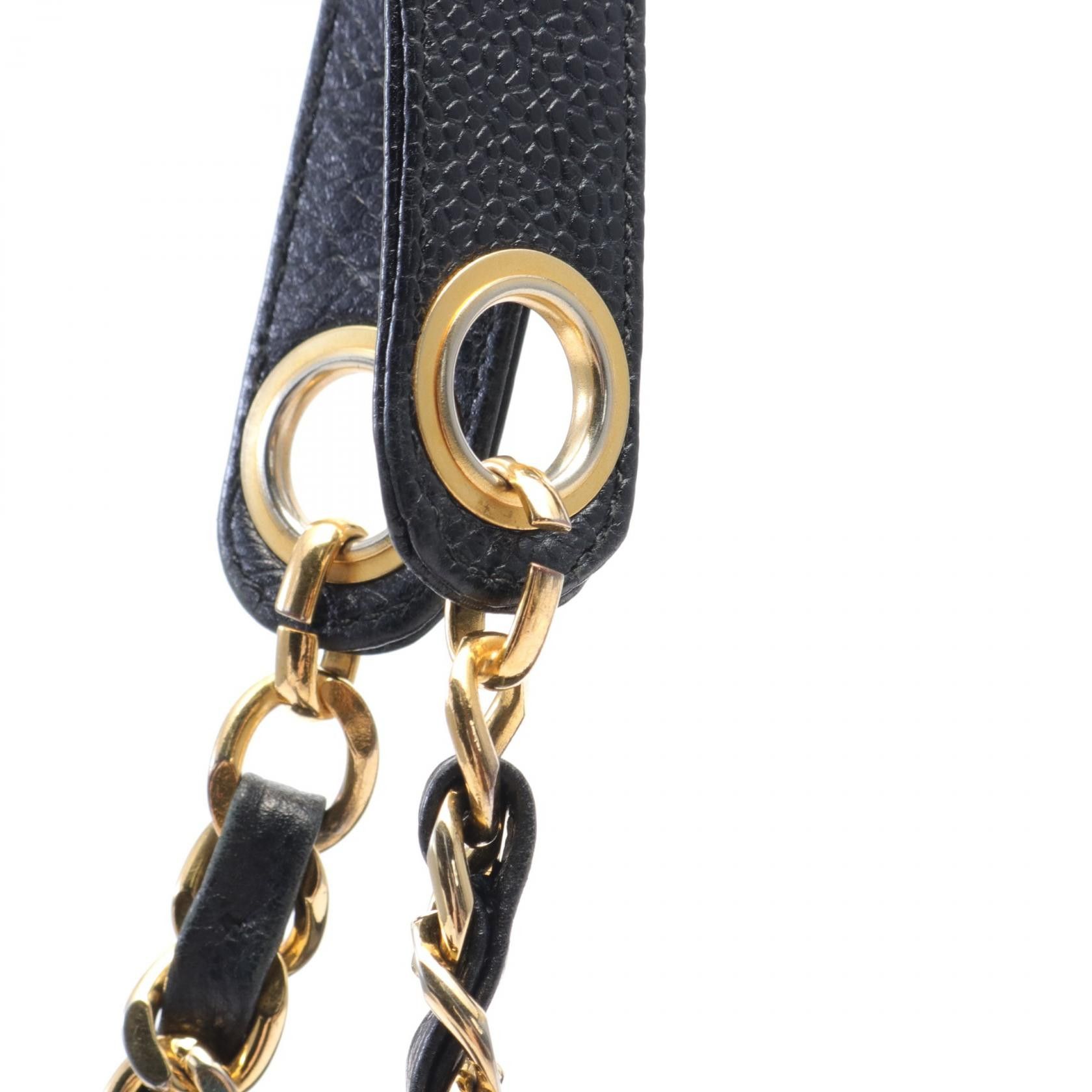 Chanel Chanel CC Caviar Tote Bag Leather Tote Bag in Very Good Condition Size ONE SIZE - 5 Thumbnail