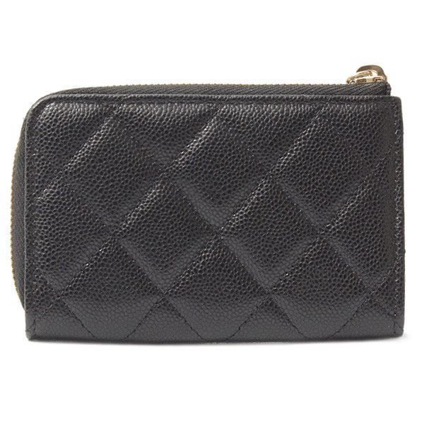 Chanel Chanel Chanel Caviar Skin Matelasse Coin Case Key Ring AP0221 Leather Coin Case AP0221 in Great Condition Size ONE SIZE - 2 Thumbnail