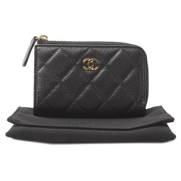 Chanel Chanel Chanel Caviar Skin Matelasse Coin Case Key Ring AP0221 Leather Coin Case AP0221 in Great Condition Size ONE SIZE - 7 Thumbnail