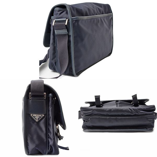 Prada Prada Prada Nylon Logo Messenger Bag 2VD768 Canvas Crossbody Bag 2VD768 in Great Condition Size ONE SIZE - 2 Thumbnail