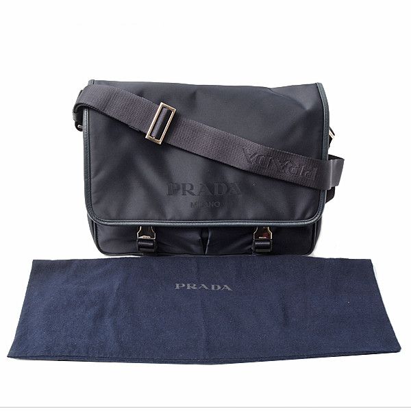 Prada Prada Prada Nylon Logo Messenger Bag 2VD768 Canvas Crossbody Bag 2VD768 in Great Condition Size ONE SIZE - 9 Thumbnail