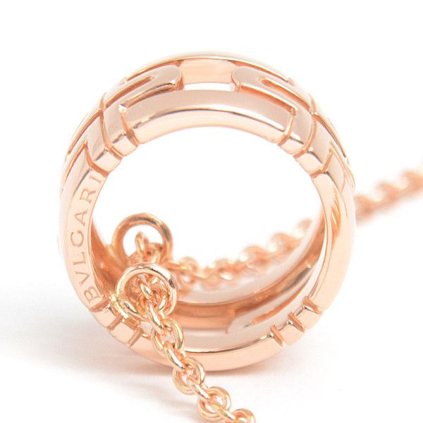 Bvlgari Bvlgari Bvlgari Parentesi Necklace Pink Gold 750PG Metal Necklace 72158 in Great Condition Size ONE SIZE - 2 Thumbnail