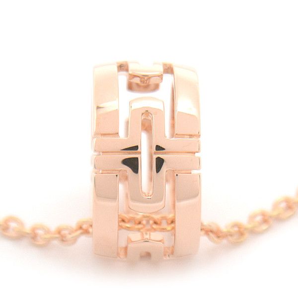 Bvlgari Bvlgari Bvlgari Parentesi Necklace Pink Gold 750PG Metal Necklace 72158 in Great Condition Size ONE SIZE - 3 Thumbnail