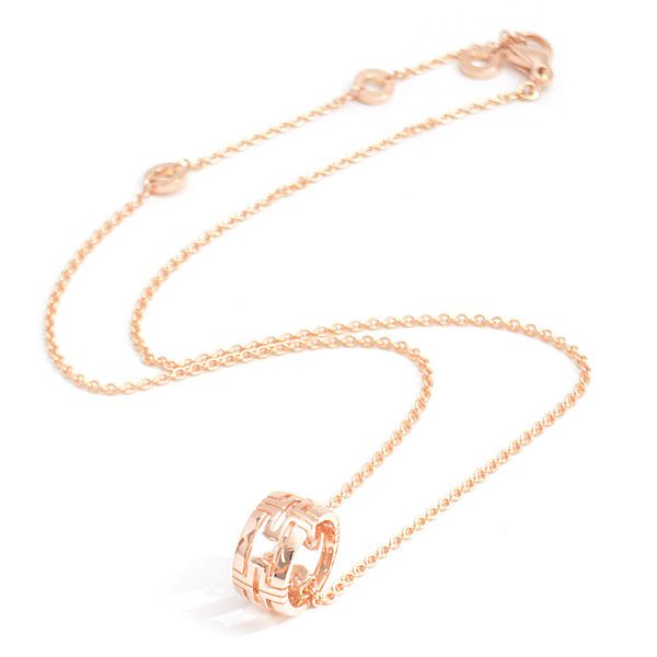 Bvlgari Bvlgari Bvlgari Parentesi Necklace Pink Gold 750PG Metal Necklace 72158 in Great Condition Size ONE SIZE - 5 Thumbnail