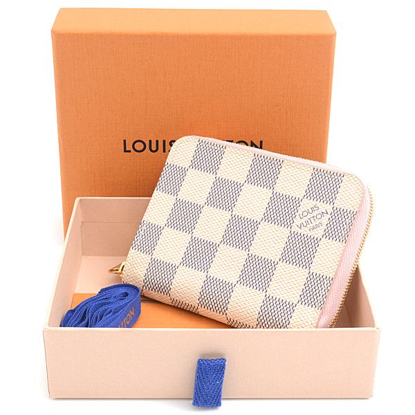 Louis Vuitton Louis Vuitton Louis Vuitton Damier Azur Zippy Coin Purse N60229 Canvas Short Wallet N60229 in Great Condition Size ONE SIZE - 4 Thumbnail