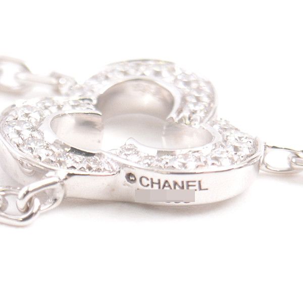 Chanel Chanel Chanel Camellia Diamond Necklace 750WG White Gold Metal Necklace 62013 in Great Condition Size ONE SIZE - 6 Thumbnail