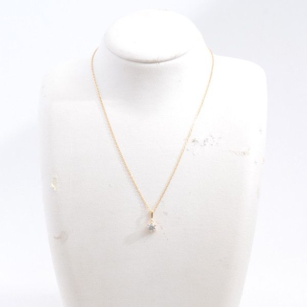 Other LuxUness MIKIMOTO K18 Diamond Necklace 0.540ct Yellow Gold Metal Necklace Size ONE SIZE - 7 Thumbnail