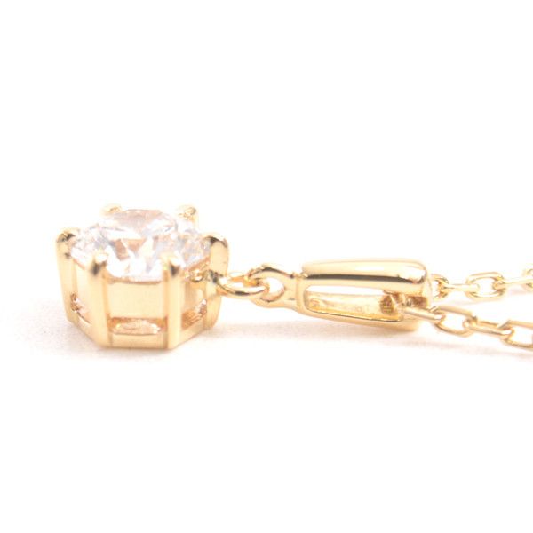 Other LuxUness MIKIMOTO K18 Diamond Necklace 0.540ct Yellow Gold Metal Necklace Size ONE SIZE - 3 Thumbnail