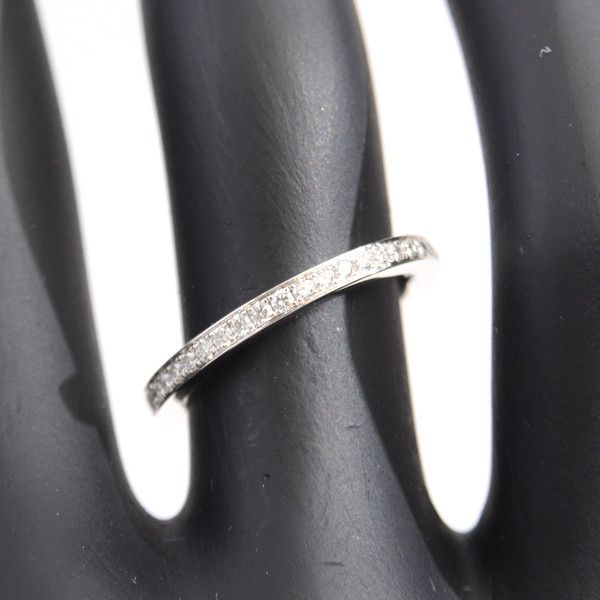 Other Other GRAFF PT950 Platinum Diamond Full Eternity Ring Metal Ring 67402 in Great Condition Size ONE SIZE - 6 Thumbnail