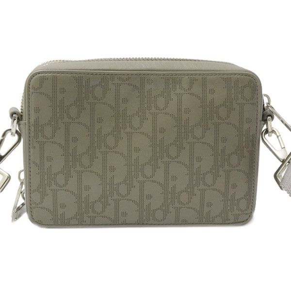 Dior Dior Christian Dior Leather Oblique Messenger Pouch Shoulder Bag Leather Shoulder Bag 75393 in Great Condition Size ONE SIZE - 3 Thumbnail