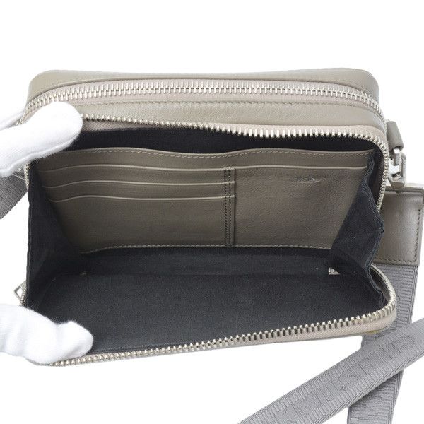 Dior Dior Christian Dior Leather Oblique Messenger Pouch Shoulder Bag Leather Shoulder Bag 75393 in Great Condition Size ONE SIZE - 5 Thumbnail