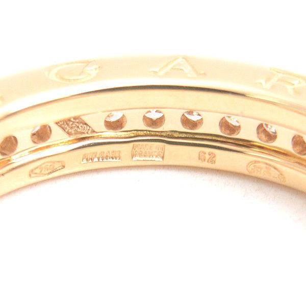 Bvlgari Bvlgari Bvlgari B-ZERO1 XS Full Diamond Ring 750YG Metal Ring 75018 in Great Condition Size ONE SIZE - 5 Thumbnail