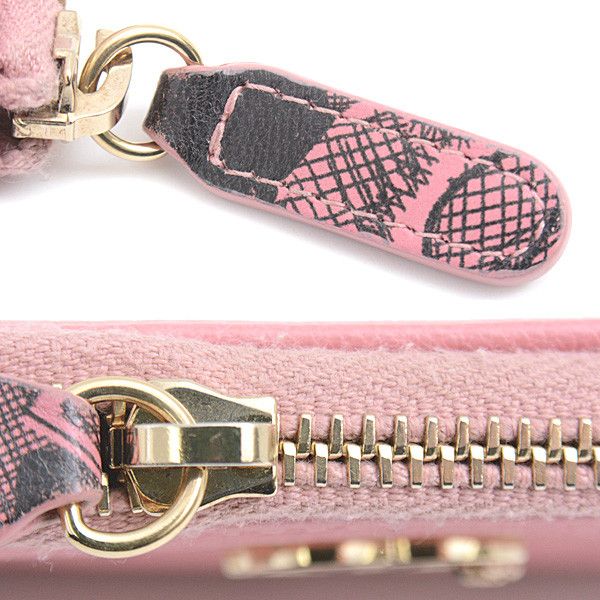 Chanel Chanel Chanel Lambskin Coin Case with Key Ring Pink Leather Coin Case A81646Y33399 in Great Condition Size ONE SIZE - 6 Thumbnail