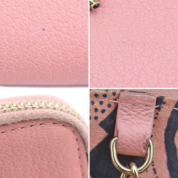 Chanel Chanel Chanel Lambskin Coin Case with Key Ring Pink Leather Coin Case A81646Y33399 in Great Condition Size ONE SIZE - 4 Thumbnail