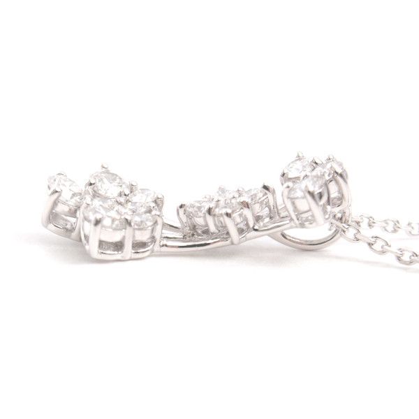 Other Other MONNICKENDAM Diamond Necklace K18WG 1.12ct White Gold Metal Necklace 65182 in Great Condition Size ONE SIZE - 3 Thumbnail