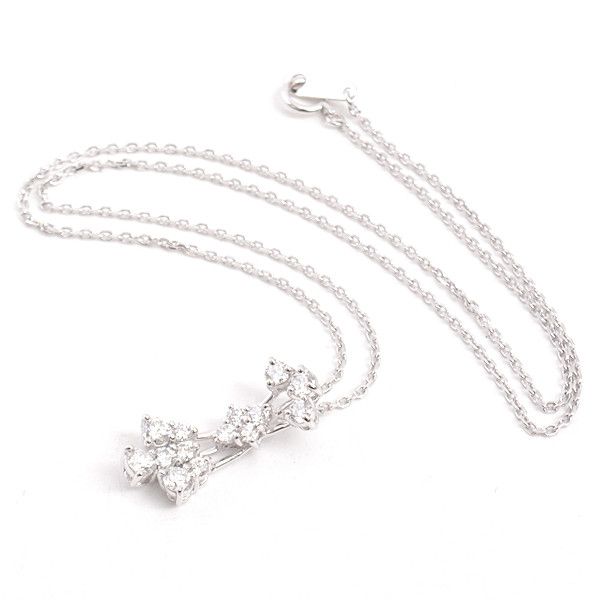 Other Other MONNICKENDAM Diamond Necklace K18WG 1.12ct White Gold Metal Necklace 65182 in Great Condition Size ONE SIZE - 2 Thumbnail